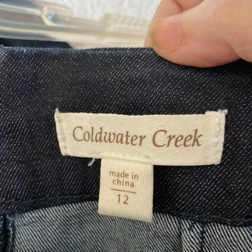 Coldwater Creek  denim skirt 12