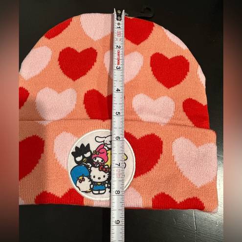 Sanrio Hello Kitty and Friends Heart Allover Print Cuff Beanie