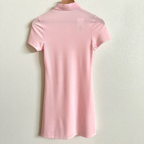 Outdoor Voices  Pink Birdie Polo Shirt Mini Dress Women's XXS NWT
