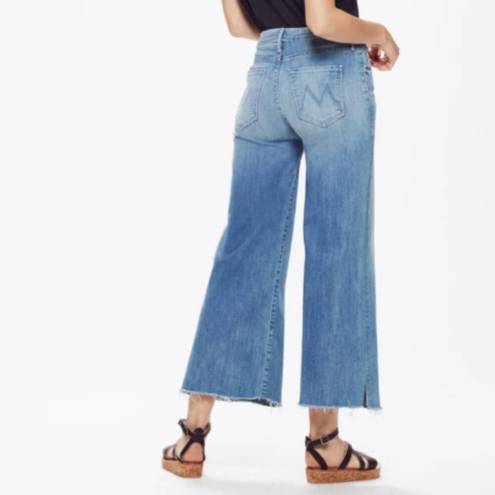 MOTHER Denim  The Roller Crop Snippet Fray in Well Played Size 26