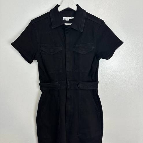 Good American  Fit for Success Jumpsuit in Wash Black099 Size Medium