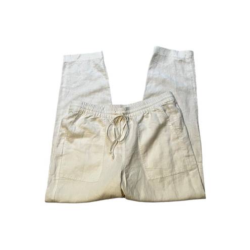 J.Crew NWT,  Seaside Pant in Linen Blend, Sz M