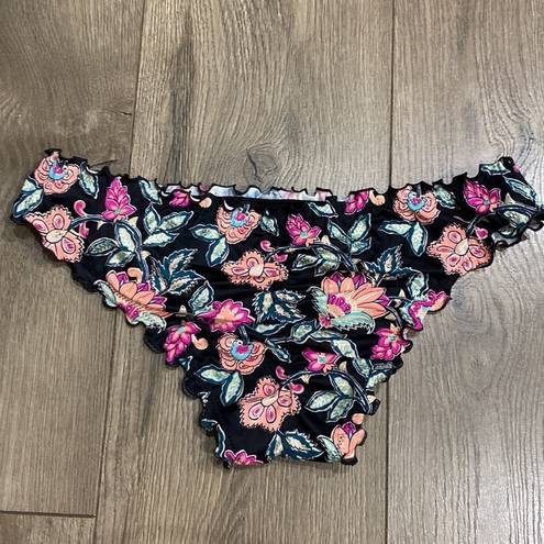 Shade & Shore  Floral Bikini Bottoms Size Medium