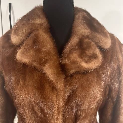 Real mink fur jacket . Size XS