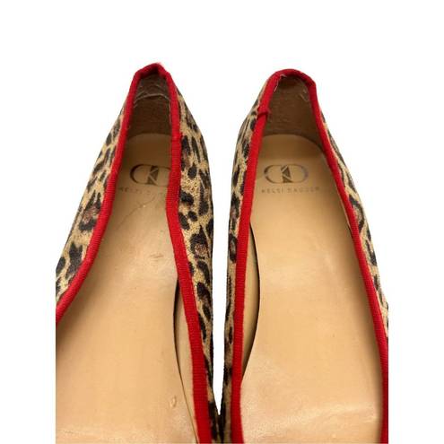 Kelsi Dagger  Bettie Leopard Print Ballet Flats size 9.5 women’s flats