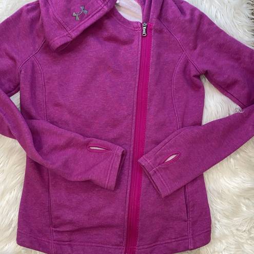 Under Armour Under Armor Purple Hoodie With Thumbholes