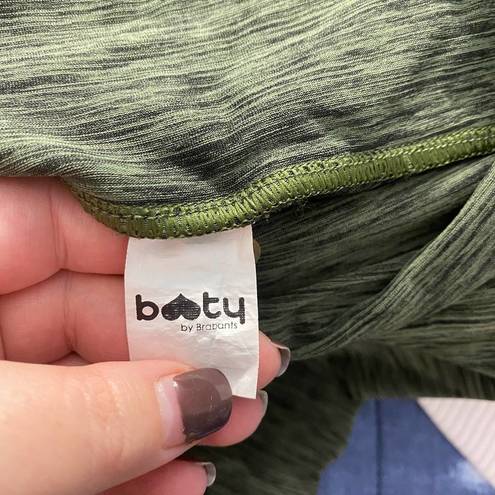 Booty By Brabants  Olive Green Spacedye Marled Leggings One Size