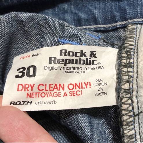 Rock & Republic  Distressed Bootcut Jeans