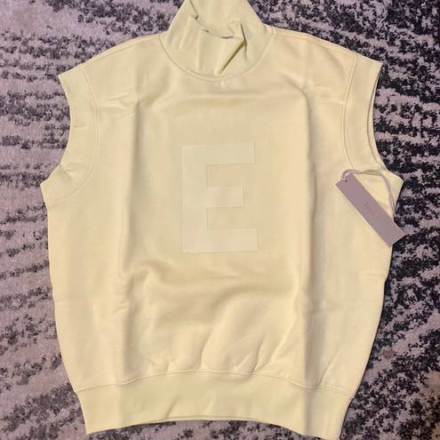 Fear of god Essentials Mock Neck Cotton Blend Vest Sweater size XS