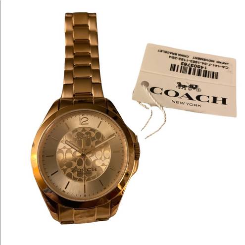 Coach NWT  Libby Watch, 37 Mm Rose Gold Women