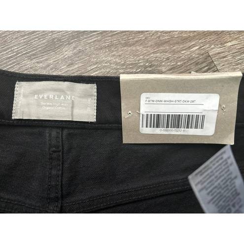 Everlane NWT  The Way-High Jean Organic Cotton Black Size 28 Tall