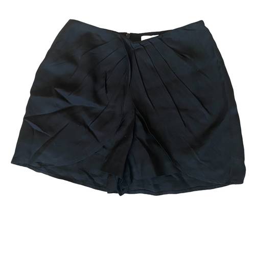 L'Academie  Black High Waist Skort The Rosanna Tulip Front Size S