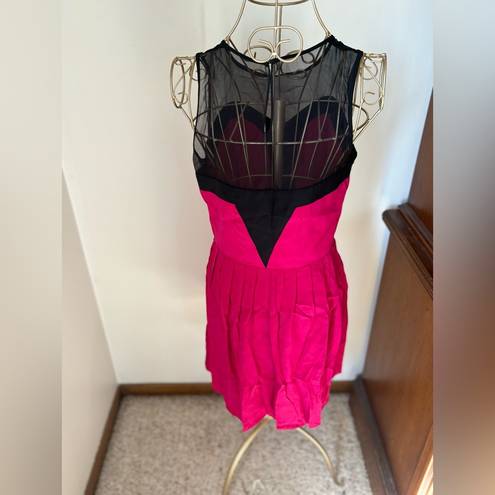 Parker  pink and black dress