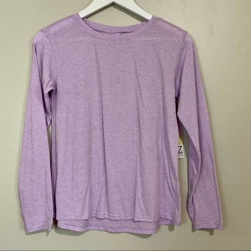 Z By Zella  Women’s Long Sleeve Stripe Active Top Purple Size XL NWT