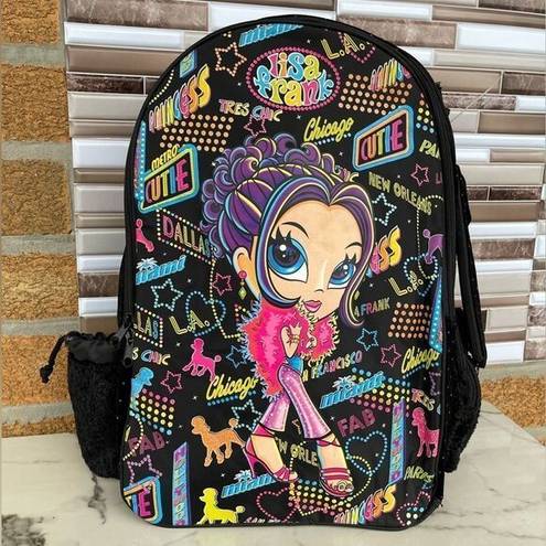 Lisa Frank  Backpack - Rainbow Dot Design, Full Sized w/ Compartments kidcore