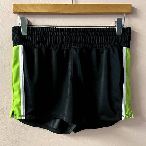 Xersion  Black & Green Stripe Athletic Shorts