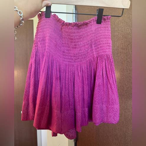 Koch  Erica Python Skirt in Magenta