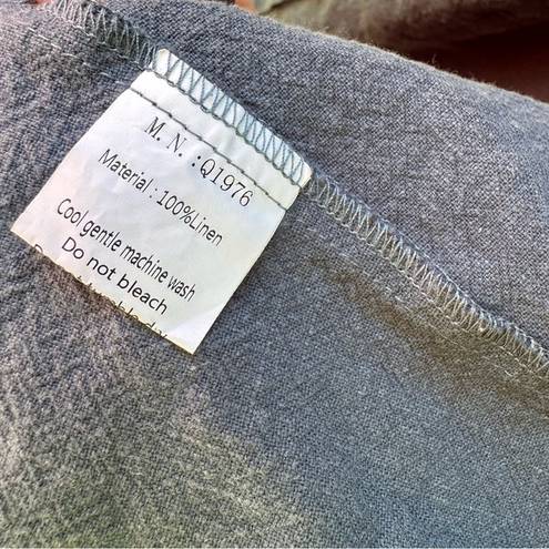 100% Linen Dust Coat Size L