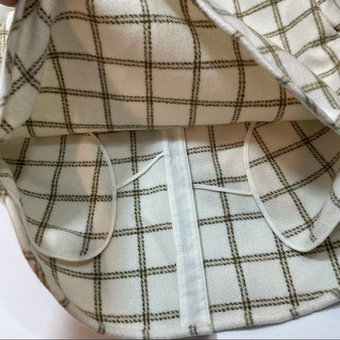 Treasure & Bond  Plaid Puff Sleeve Shirt Jacket