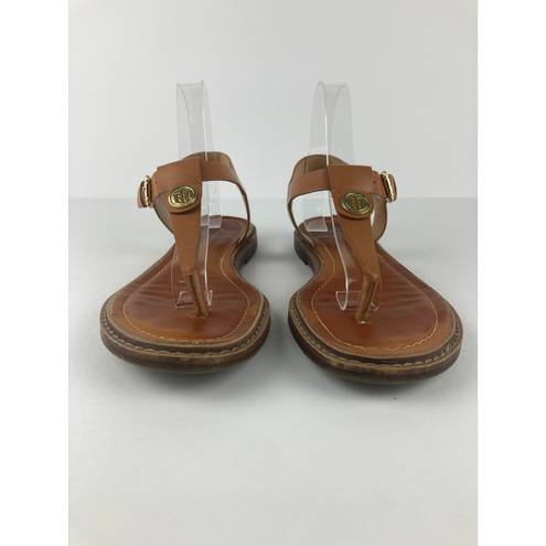 Tommy Hilfiger  Burke Tan Flat Sandal Women's Size 8.5 M