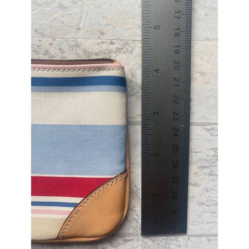 Coach  Wristlet Multi Color Striped