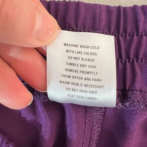 Butter Soft Easy stretch by  eggplant purple joggers style scrub pants size xl