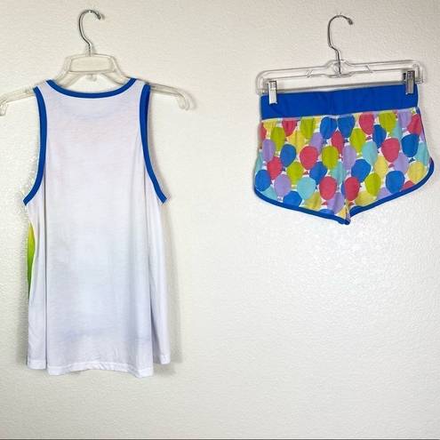 Disney  Pixar Up Movie Rainbow Tank Top & Shorts Pajama Set