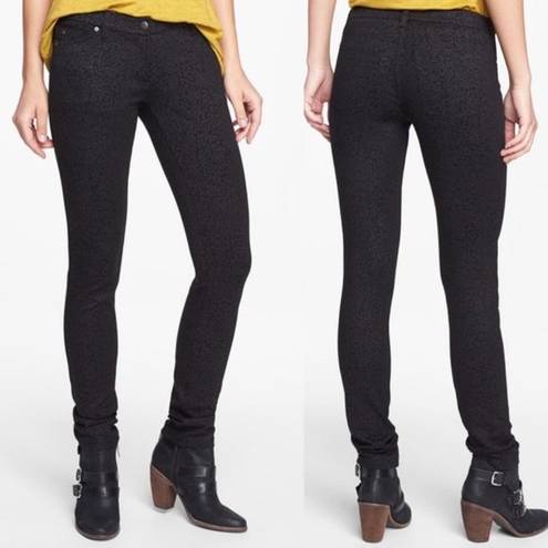 Eileen Fisher  Ponte Knit Ankle Jeans Black Womens Size 8P Petite