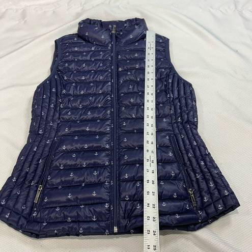 Tommy Hilfiger  Blue Anchor Thin Puffer Vest