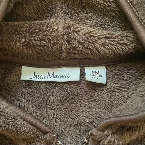 Jason Maxwell  plush zip hoodie, size PM