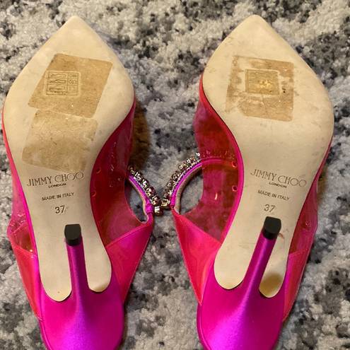 Jimmy Choo  Bing PVC Mules size 37