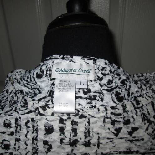 Coldwater Creek  print top - Size Lg