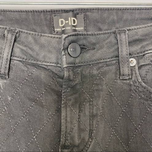 Black Diamond D-ID  Pattern Stitched New York Skinny Jeans Size 28