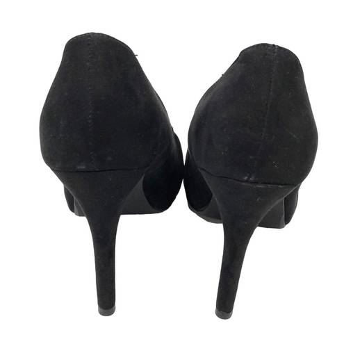 Loft Ann Taylor  Suede Heels Black Size 6