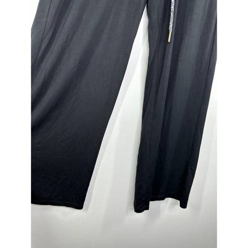 Heartloom  Black Drawstring Waist Straight Lounge Pants Women's Size X-Small XS