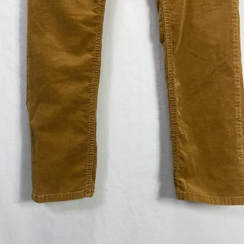 Ruff Hewn Skinny High Rise Corduroy Caramel Pants Size 14