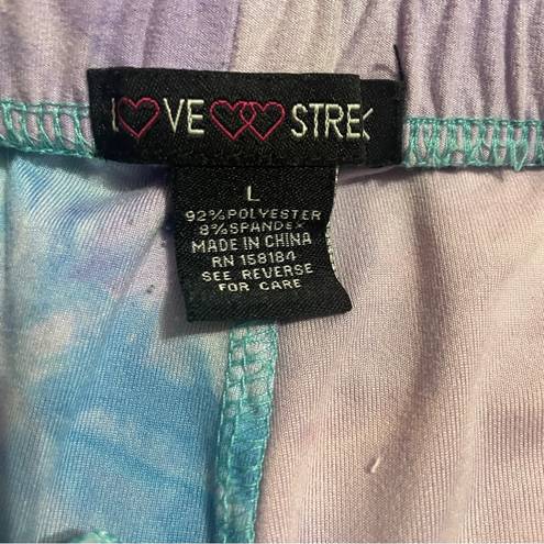 Love Streak  tye dye shorts size large juniors