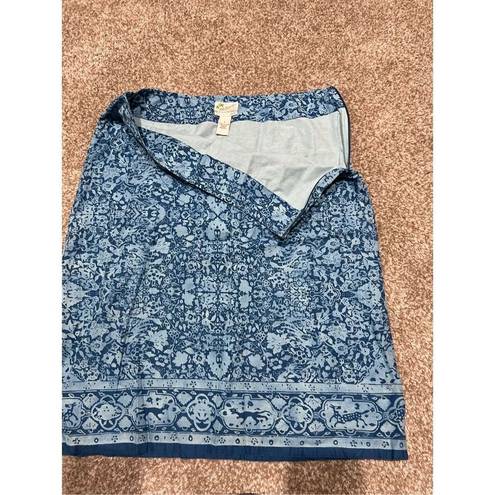 Polo  Jeans Co Ralph Lauren women cotton blue skirt size 8