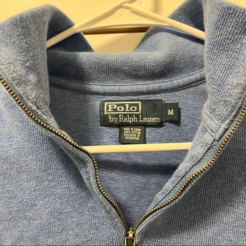 Polo  Ralph Lauren Blue Collared Quarterzip