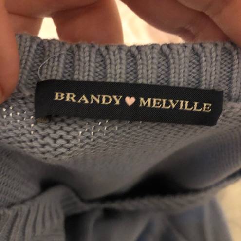 Brandy Melville Sweater Vest Light Blue