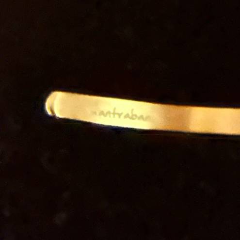 Mantra Band Gold skinny cuff bracelet Be Present NWOT