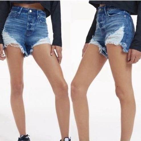 Good American  Bombshell Plus Size Denim Shorts