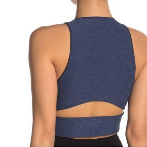 Outdoor Voices  Slashback Crop Top Navy Size Small