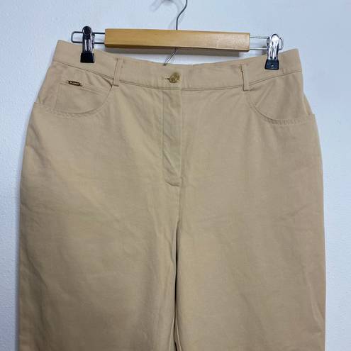 St. John Sport Tan Wide Leg Pants