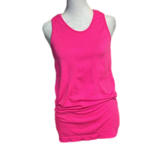 Zyia  hot pink workout top nylon blend activewear details throughout spring - M