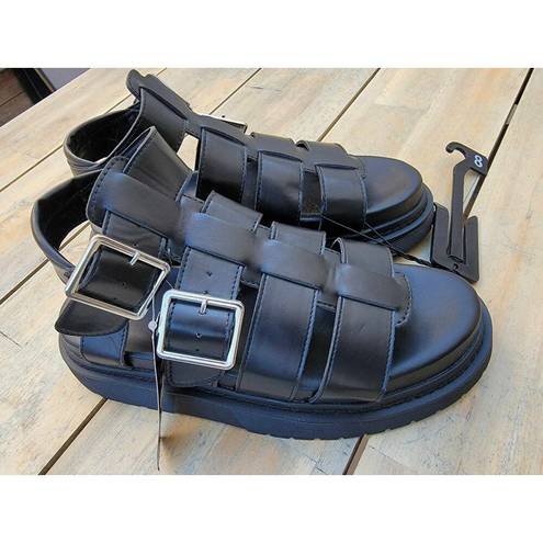 No Bo  Chunky Black Women's Platform Sandal Size 8 New