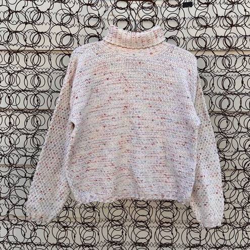 United States Sweaters Vintage 80s 90s  pastel nubby knit turtleneck