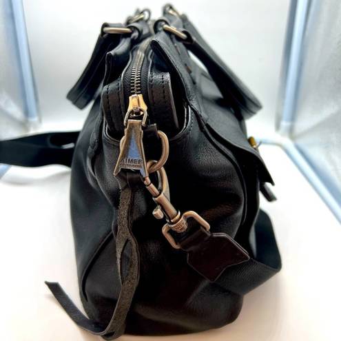 Aimee Kestenberg  black genuine leather shoulder or crossbody bag