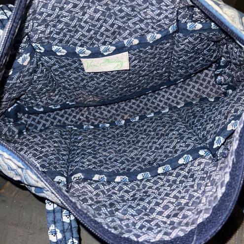 Vera Bradley  Small Zipper Hobo in Nantucket Navy (Retired 2005)