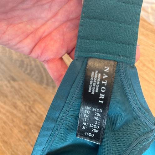 Natori  Refined Teal Contour Underwire Bra. NWT. 34DD.